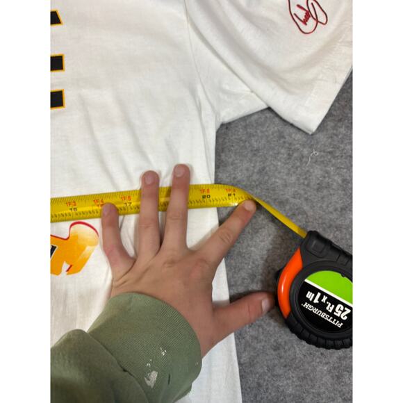 VINTAGE 90s Chad Little NASCAR Shirt Mens XL White John Deere Racing Sports Tee - Picture 2 of 8